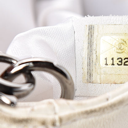 Chanel Lambskin Soft and Chain Pochette White 7 of 10