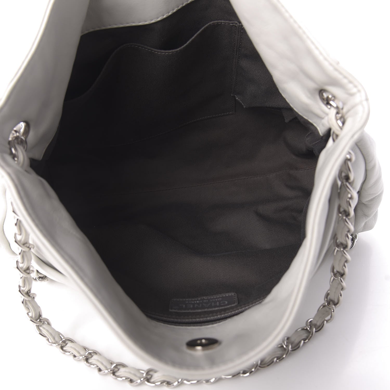 Chanel Lambskin Large Sharpei Bag White 5 of 10