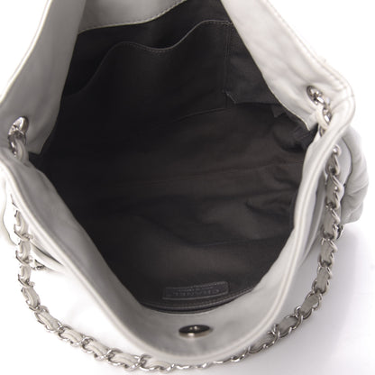 Chanel Lambskin Large Sharpei Bag White 5 of 10