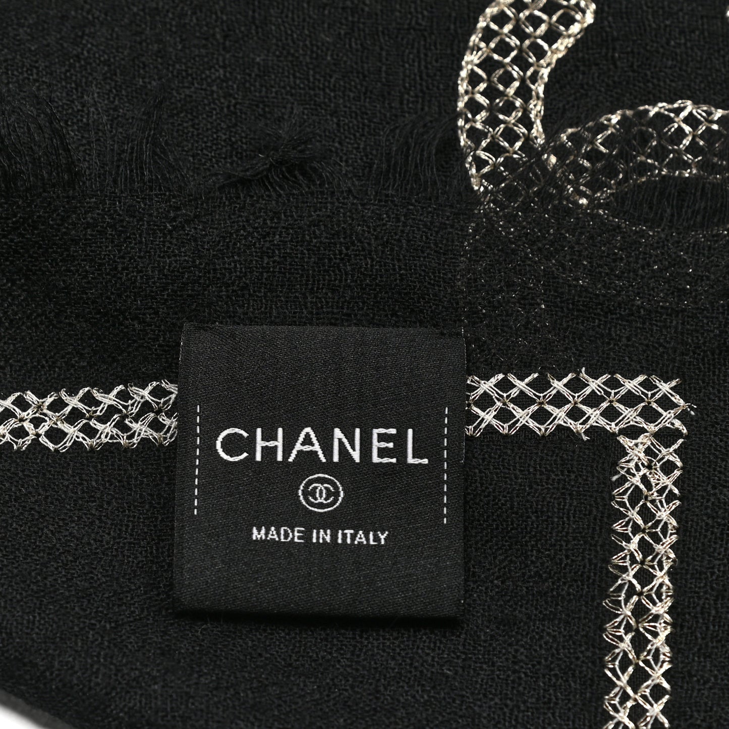 Cashmere CC Scarf Black