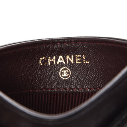 Chanel Lambskin Quilted Card Holder Black 6 of 8