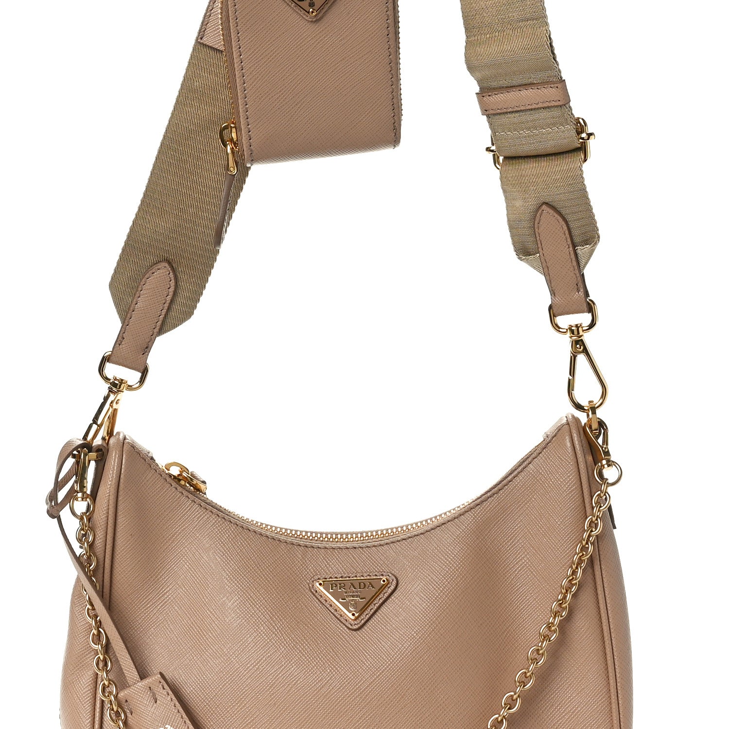 Prada Saffiano Lux Re-Edition 2005 Shoulder Bag Cammeo 6 of 9