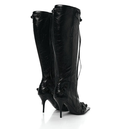 Balenciaga Agneau Arena Spike Spiked Cagole 90mm Boots 37.5 Black 4 of 8