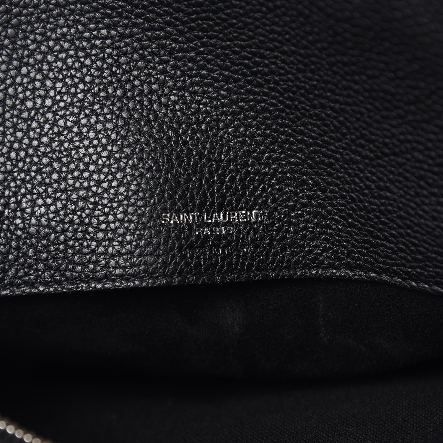 Saint Laurent Grained Calfskin Small Supple Sac De Jour Black 6 of 10
