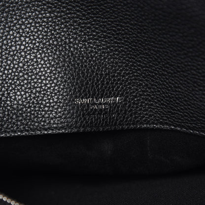 Saint Laurent Grained Calfskin Small Supple Sac De Jour Black 6 of 10