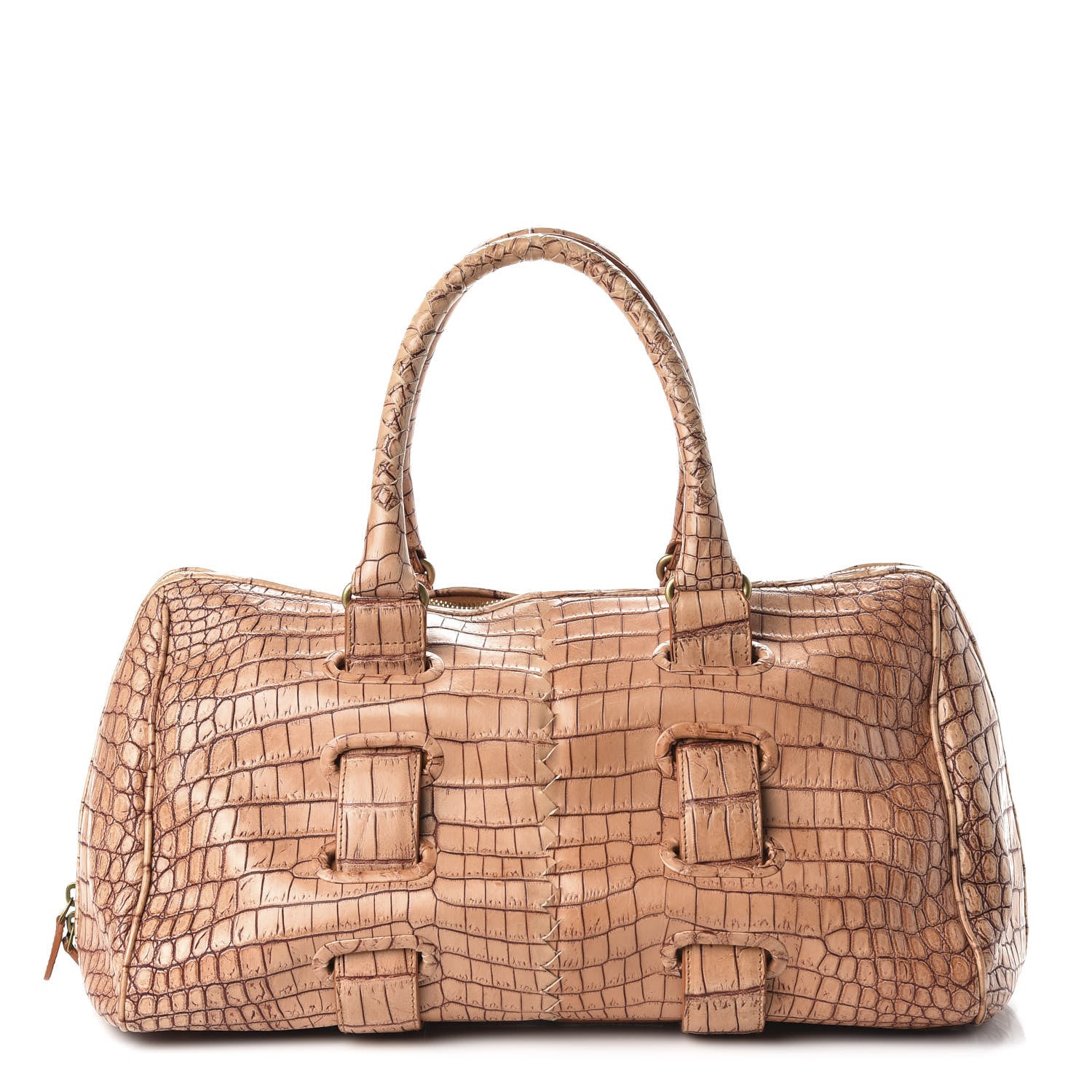 Bottega Veneta Crocodile Montaigne Bag 1 of 9