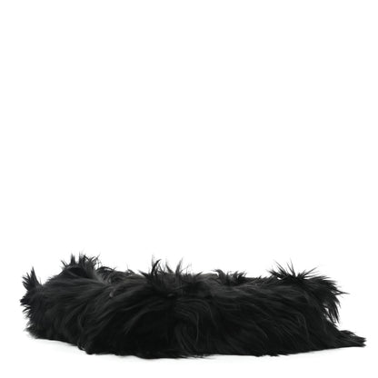 Fendi Alpaca Fur Vitello Dolce Strap You Black 2 of 4