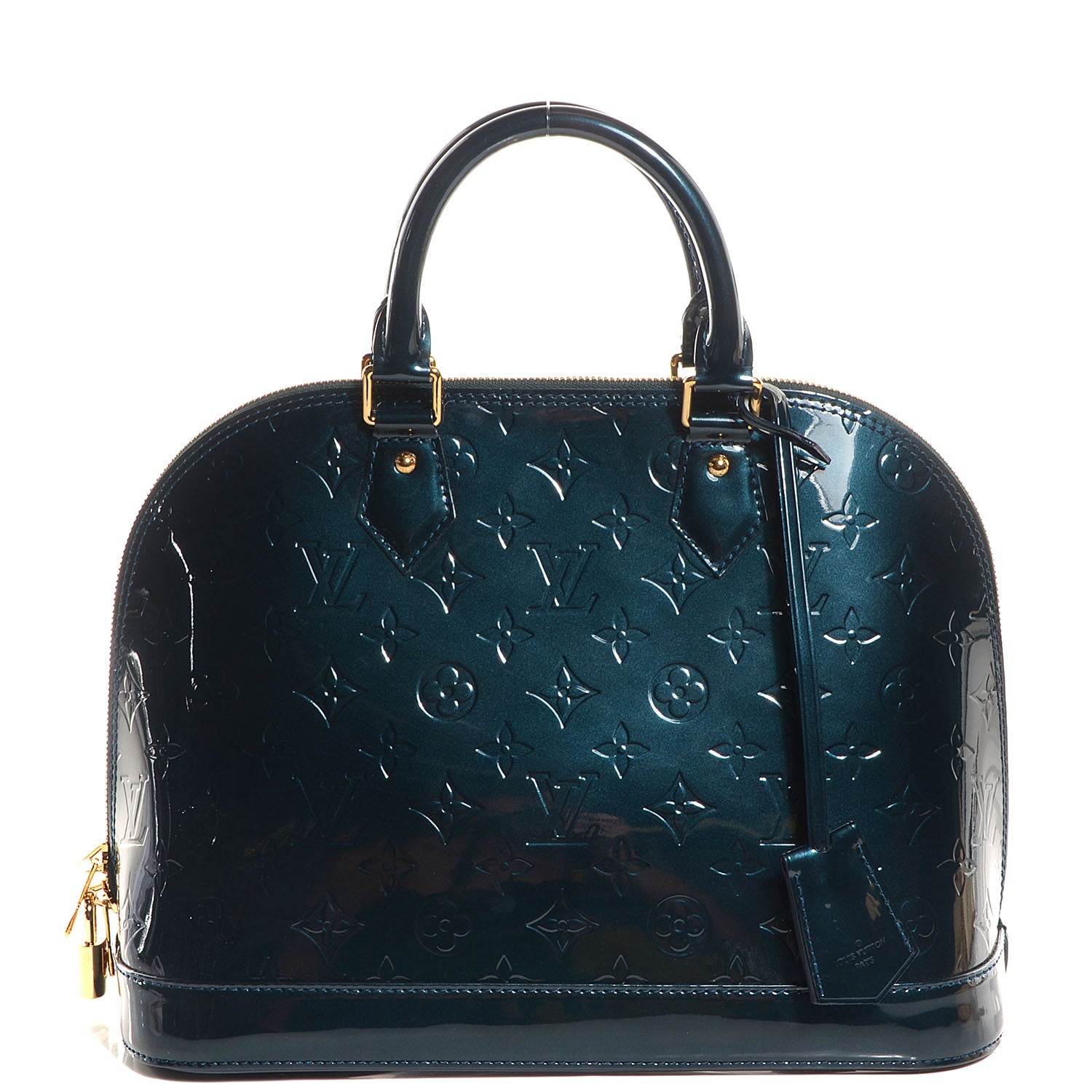 Louis Vuitton Vernis Alma PM Blue Nuit 1 of 7