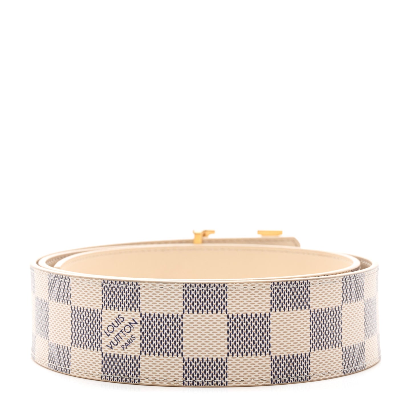Damier Azur 40mm LV Initiales Belt 90 36