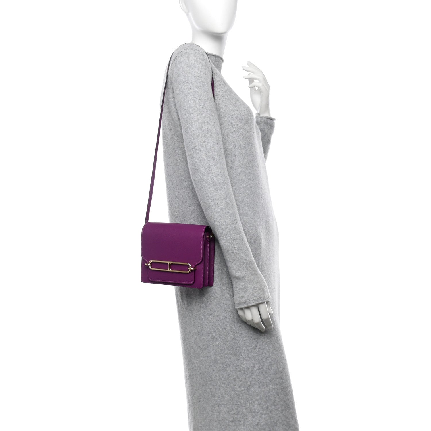 Hermes Evercolor Mini Sac Roulis Anemone 2 of 11