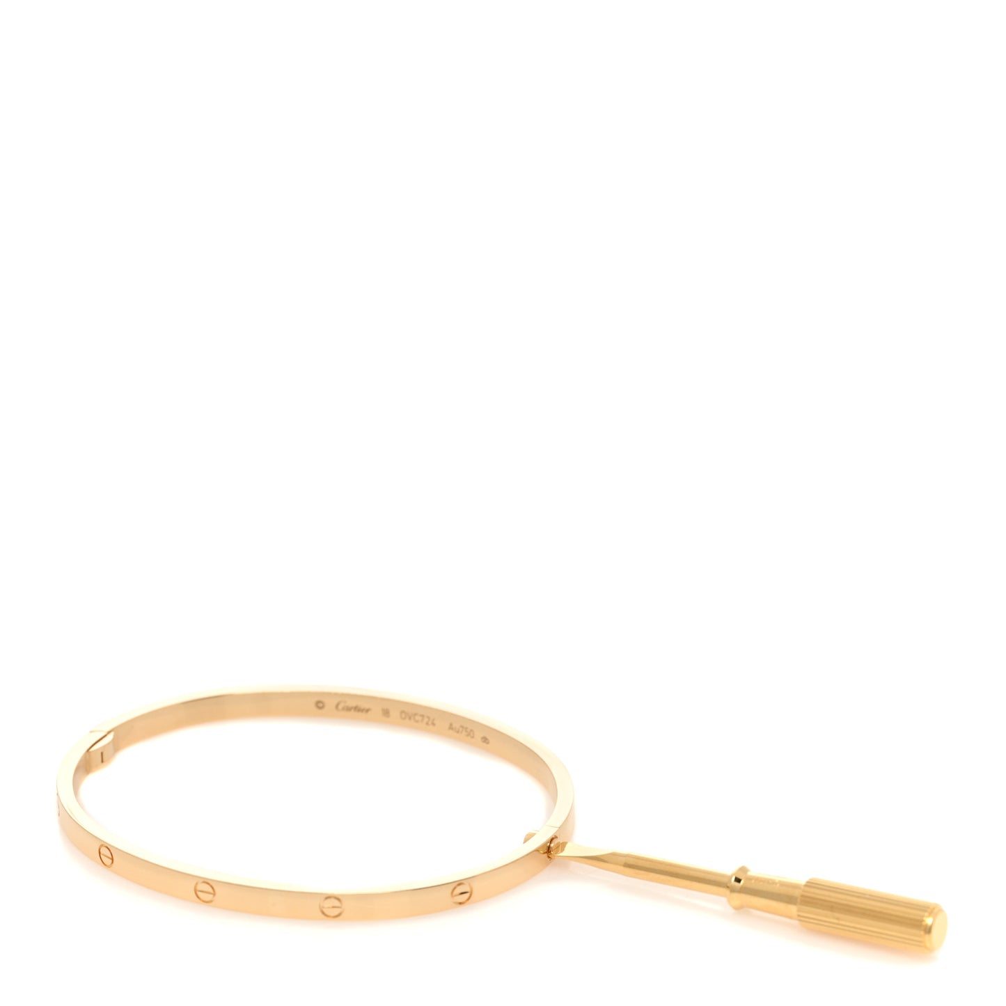18K Yellow Gold Small LOVE Bracelet 18