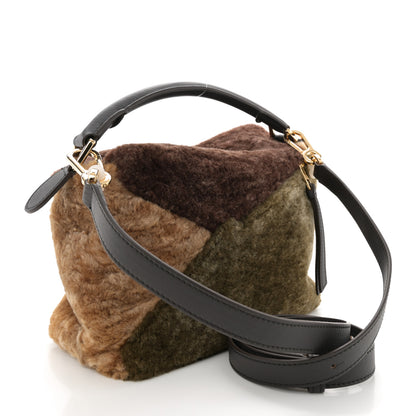 Loewe Shearling Small Puzzle Edge Bag Multicolor 3 of 10
