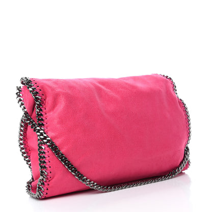 Stella McCartney Shaggy Deer Falabella Fold Over Tote Hot Pink 4 of 12