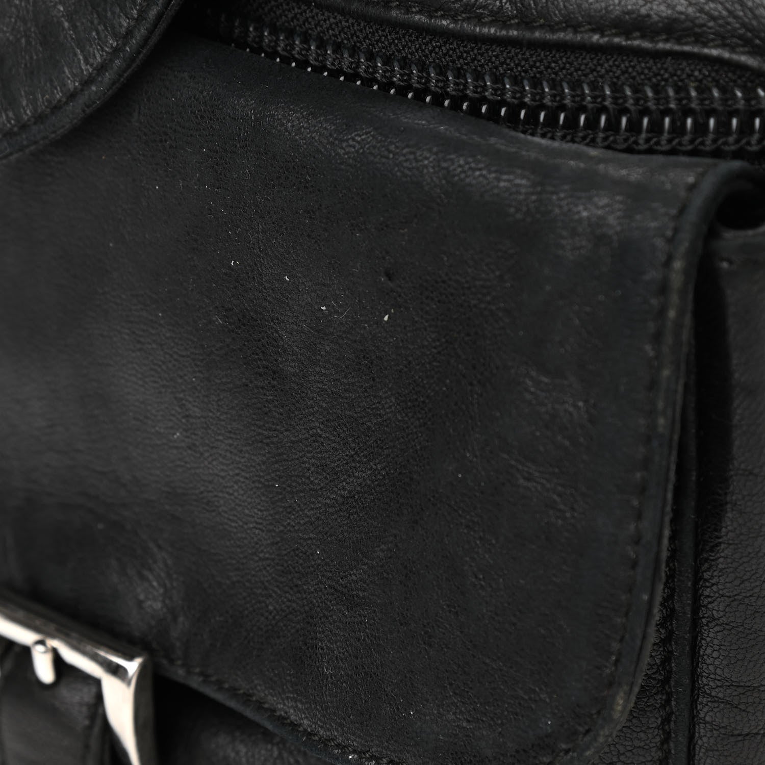 Prada Calfskin Backpack Black 14 of 15