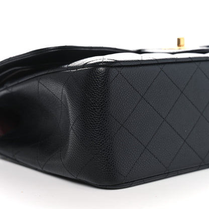 Chanel Caviar Quilted Jumbo Double Flap Black 8 of 11