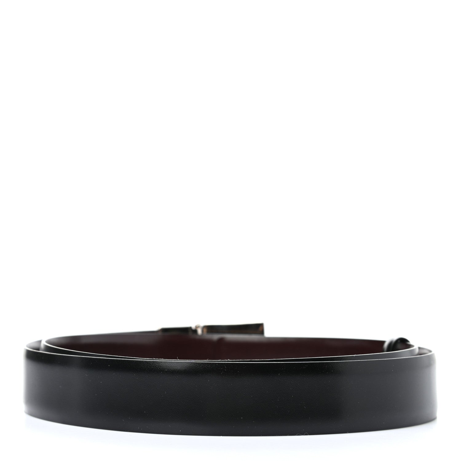 Gucci Calfskin Reversible Square G Buckle Belt 105 42 Black Brown 2 of 7