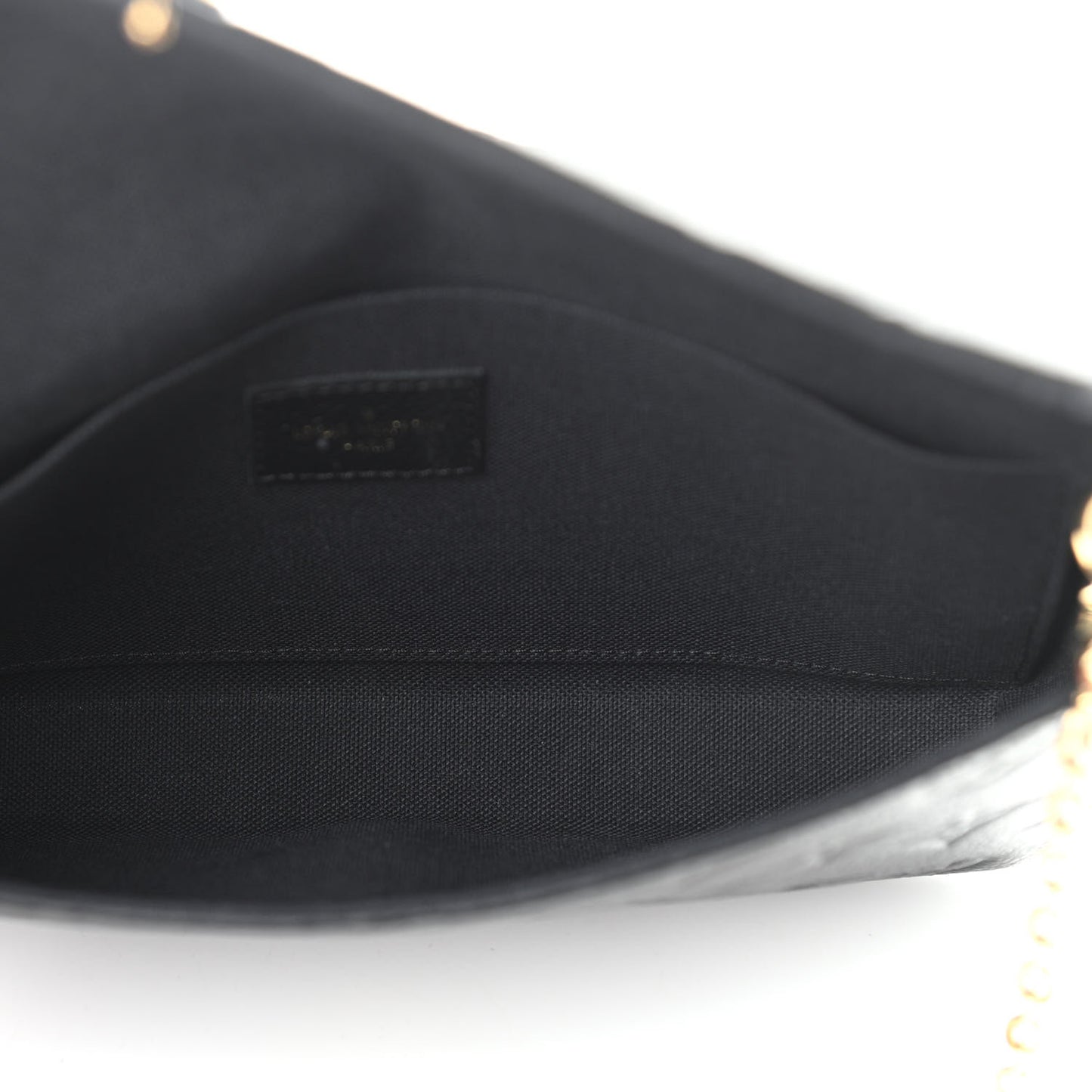 Empreinte Pochette Felicie Chain Wallet Black