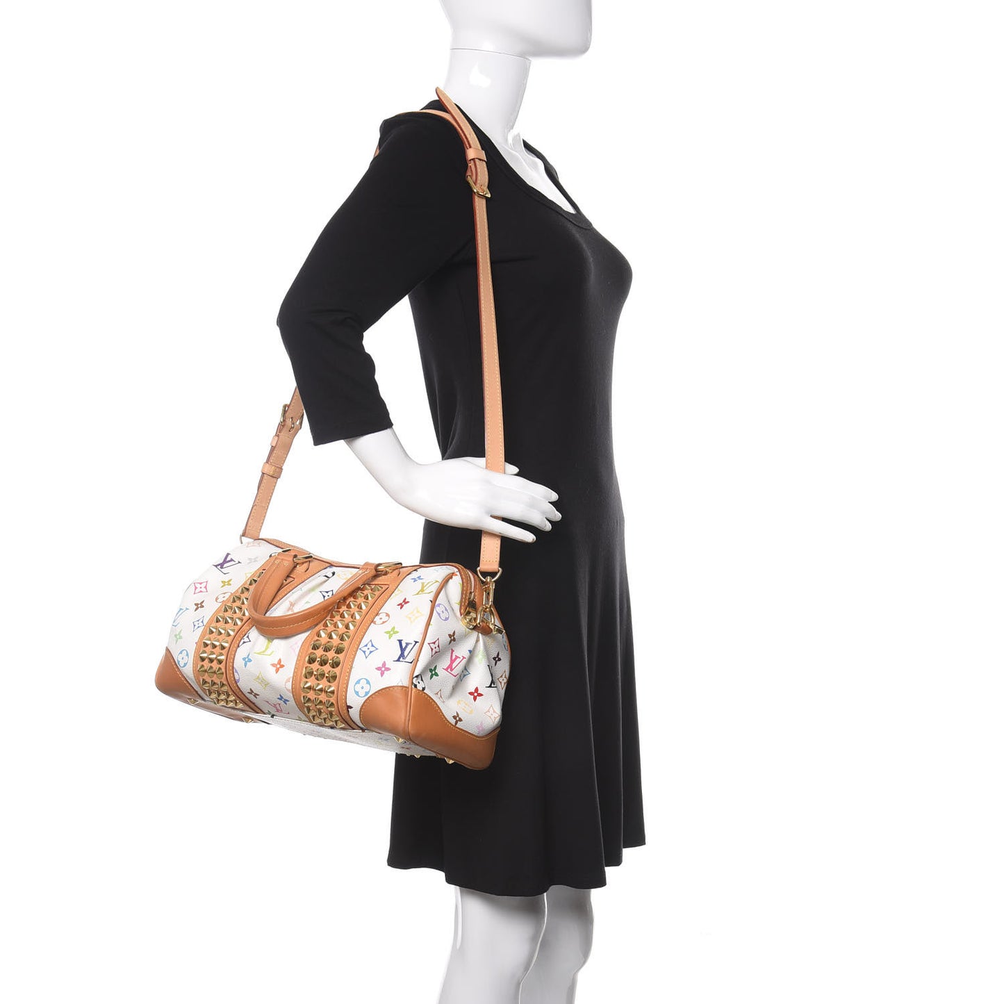 Monogram Multicolor Courtney MM White