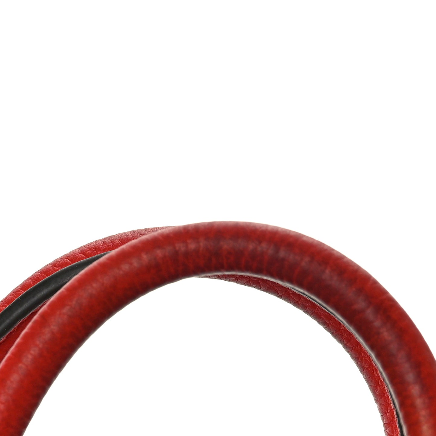 Drummed Calfskin Nano Luggage Coquelicot