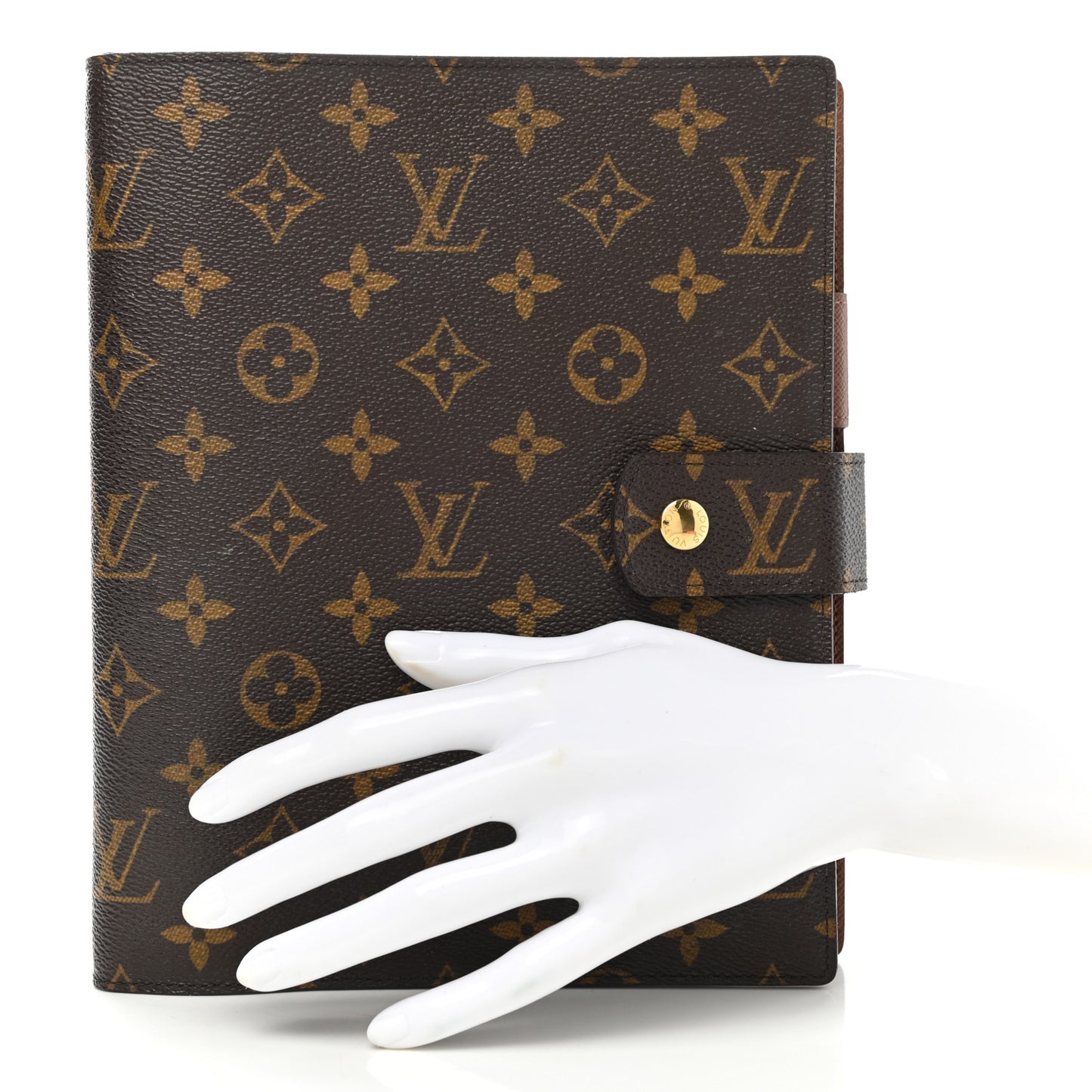 Monogram Large Ring Agenda Cover