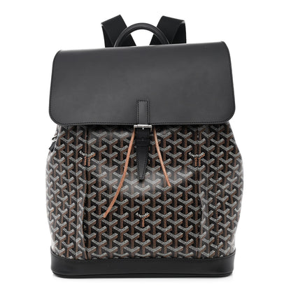 Goyard Goyardine Calfskin Alpin MM Backpack Black 1 of 15