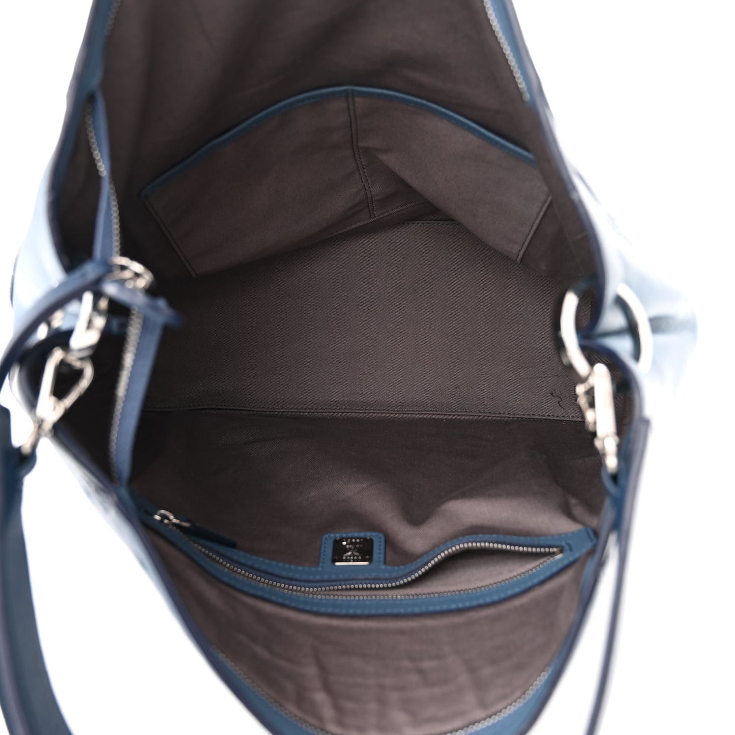 Calfskin Ottomar Monogram Large Klara Hobo Luft Blue