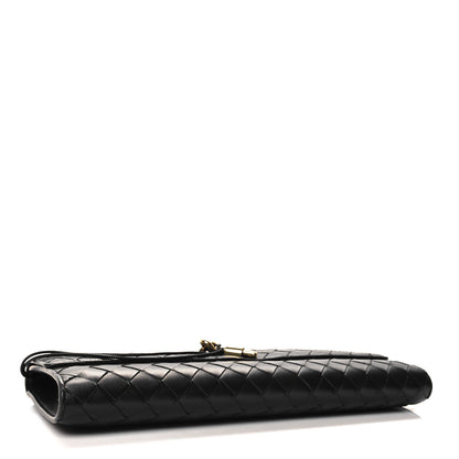 Bottega Veneta Nappa Intrecciato Long Andiamo Top Handle Clutch Black 4 of 9