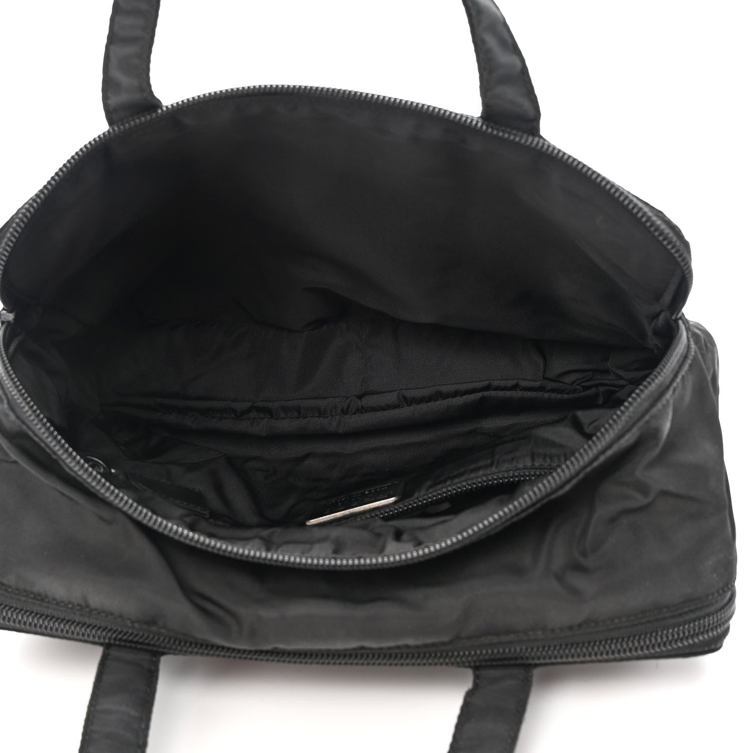 Prada Tessuto Nylon Briefcase Black 5 of 12