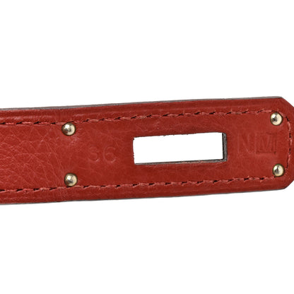 Hermes Togo Kelly Retourne 35 Rouge Venetian 7 of 12