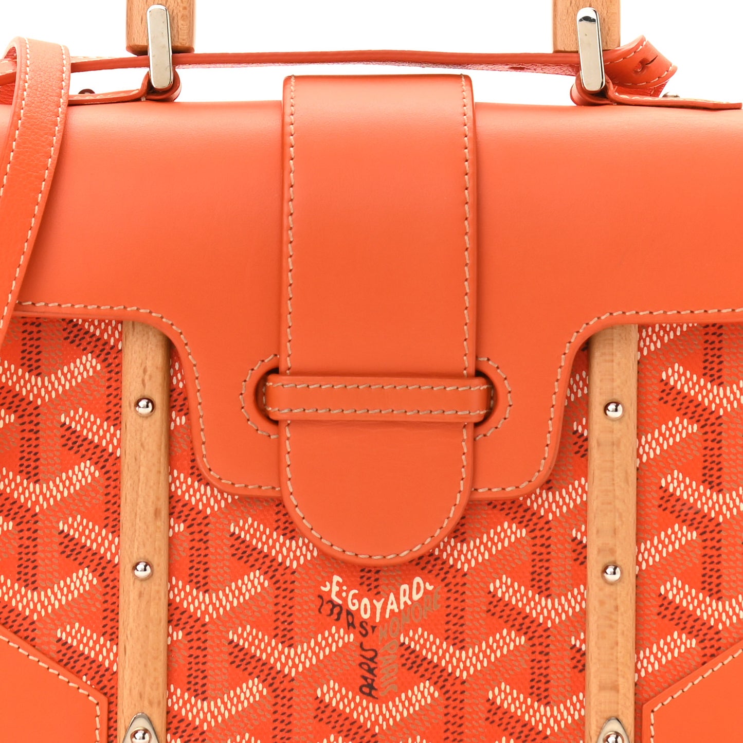 Goyardine Structure Mini Saigon Orange