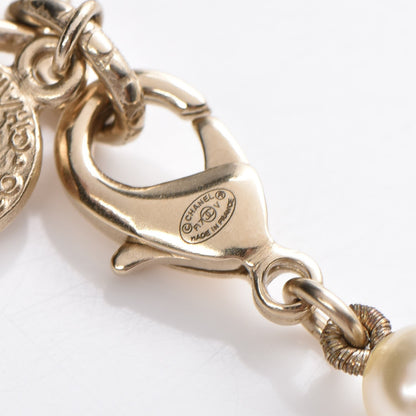 Chanel Graduated Pearl CC Short Necklace Gold 6 of 7