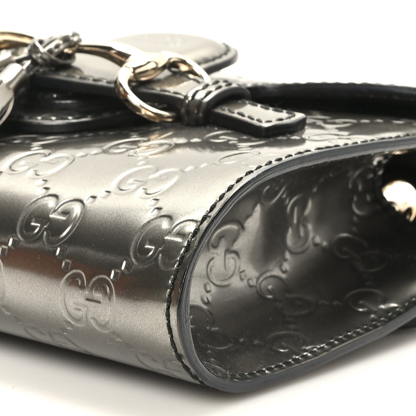 Shine Guccissima Mini Emily Chain Shoulder Bag Sasso