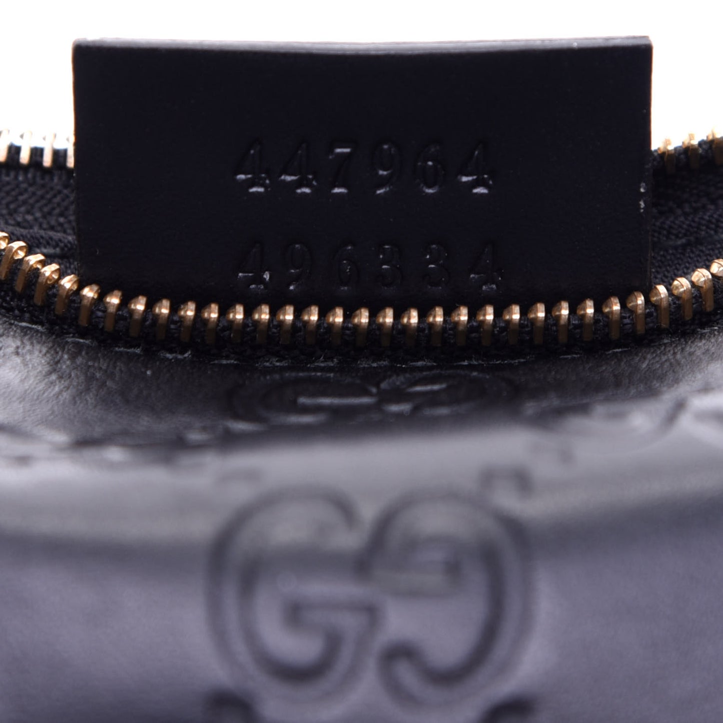 Guccissima Key Case Black