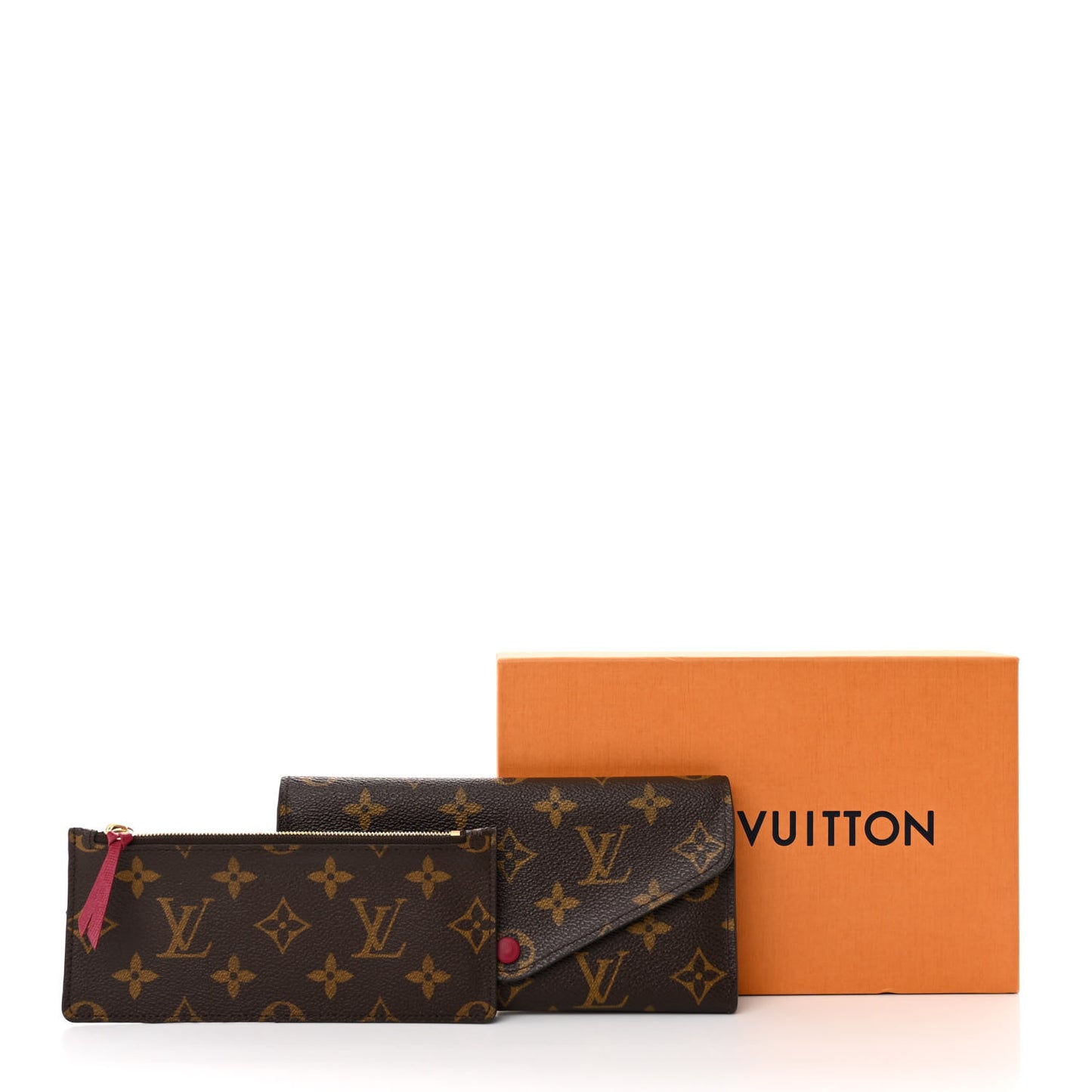 Monogram Josephine Wallet Fuchsia