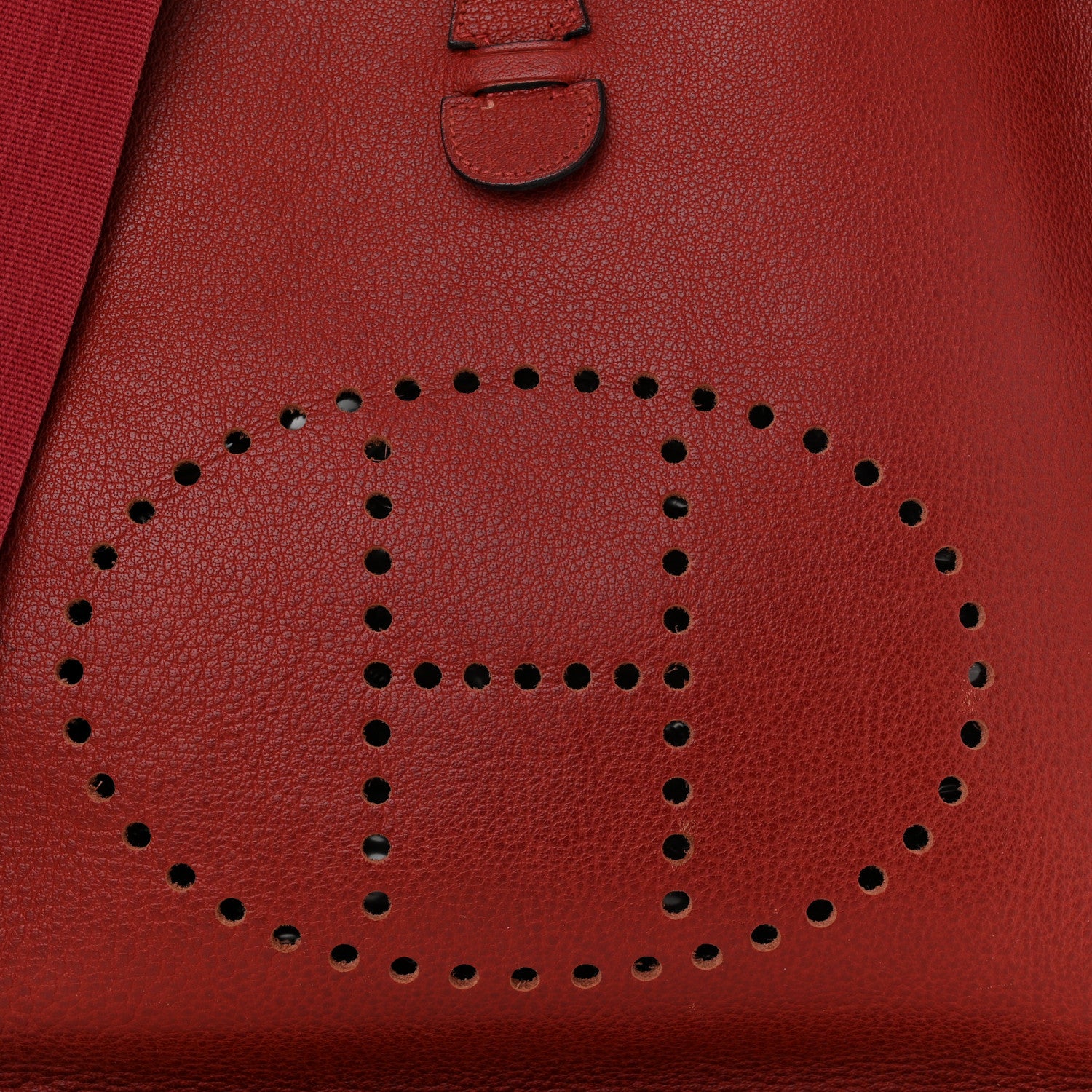 Hermes Taurillon Clemence Evelyne GM Rouge 8 of 11