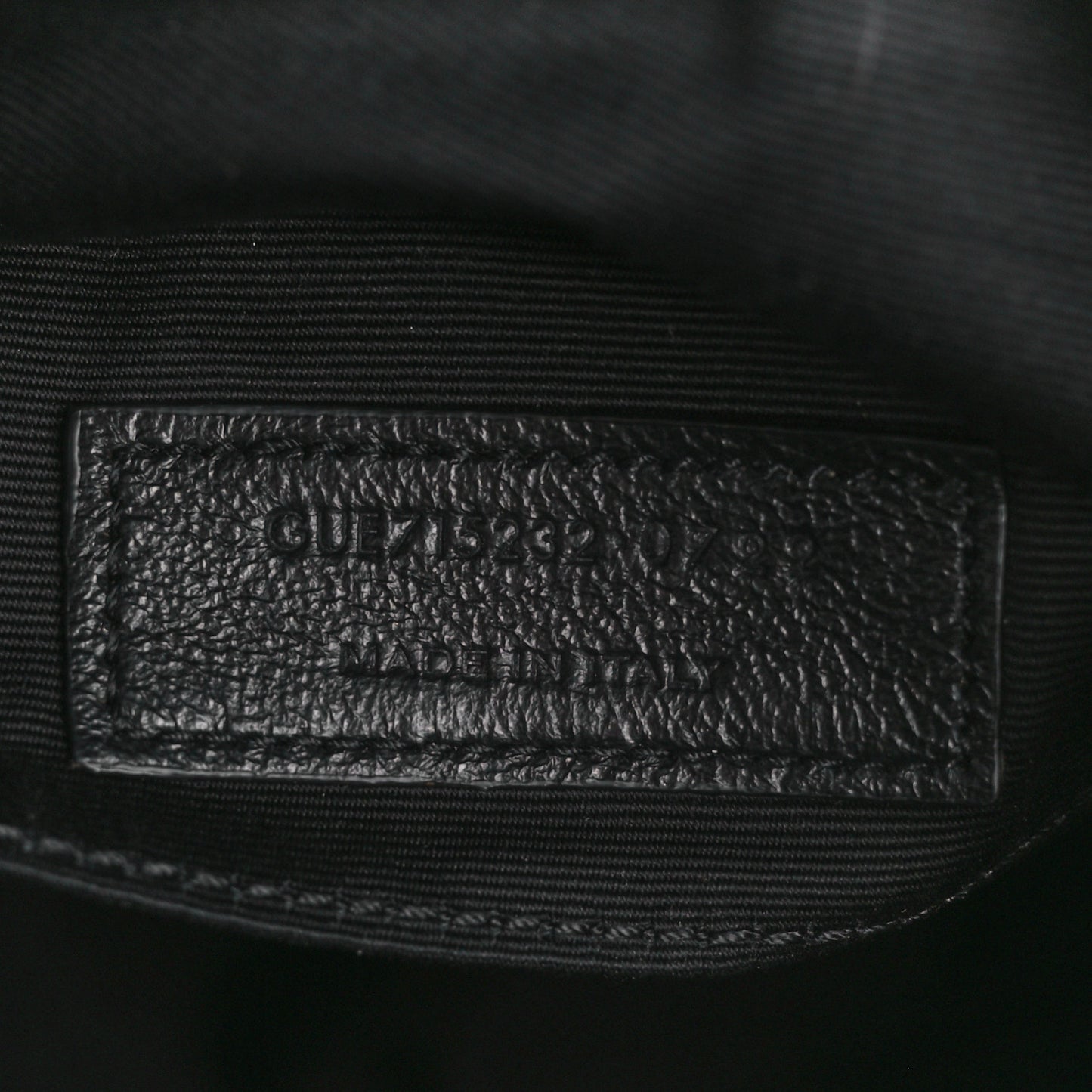 Calfskin Matelasse Monogram Lou Camera Bag Black