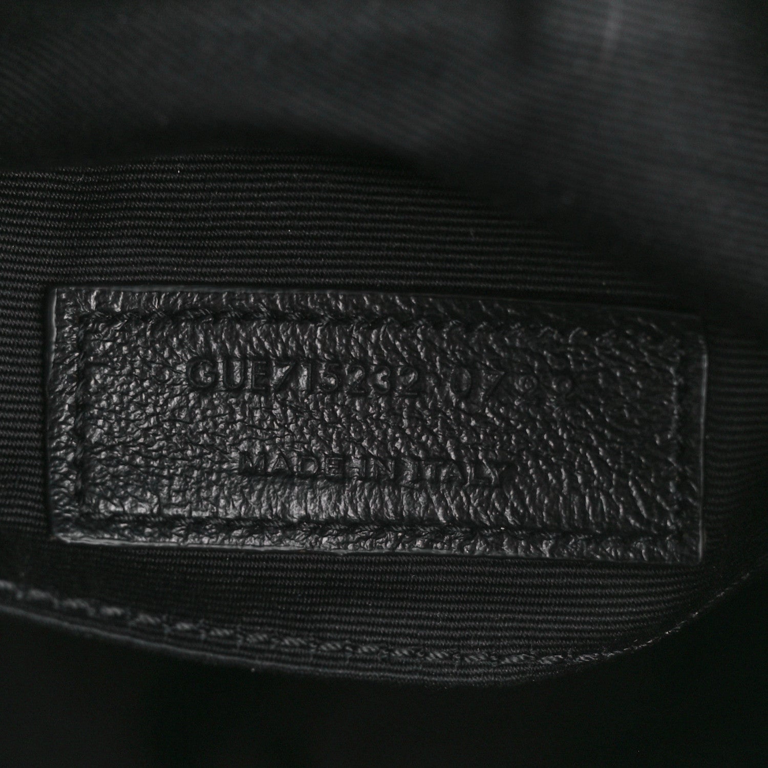 Saint Laurent Calfskin Matelasse Monogram Lou Camera Bag Black 7 of 10