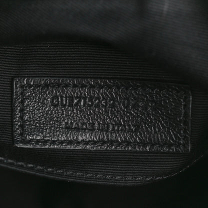 Saint Laurent Calfskin Matelasse Monogram Lou Camera Bag Black 7 of 10