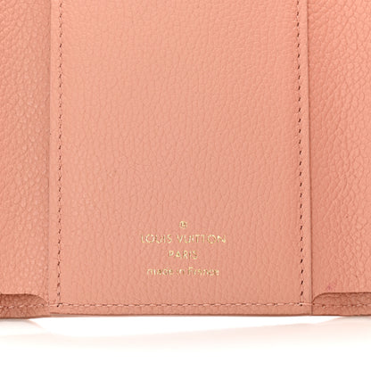 Louis Vuitton Empreinte Monogram Giant Victorine Wallet Rose Trianon Creme 7 of 8