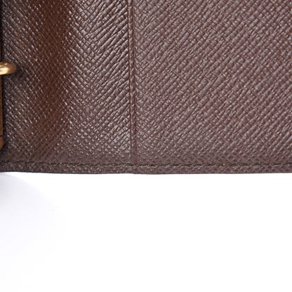 Louis Vuitton Damier Ebene Small Ring Agenda Cover 8 of 8