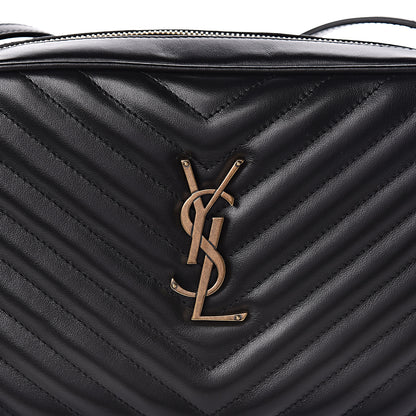 Saint Laurent Calfskin Matelasse Monogram Lou Camera Bag Black 9 of 9