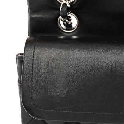 Chanel Lambskin Quilted Medium Double Flap Black 11 of 13