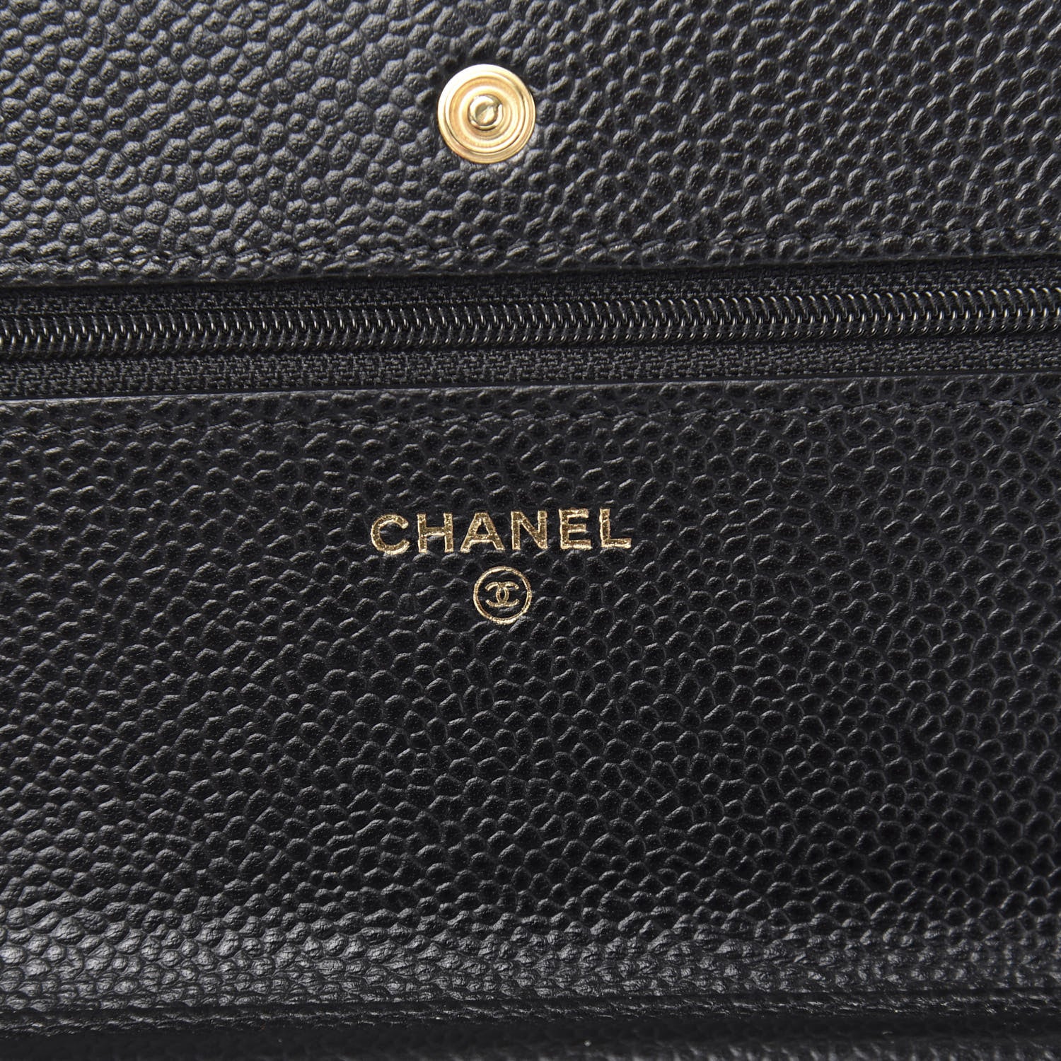 Chanel Caviar Quilted Wallet On Chain WOC Black 5 of 11