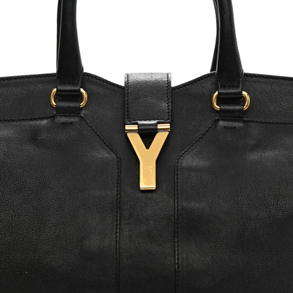 Saint Laurent Sheepskin Medium Cabas ChYc Black 8 of 16