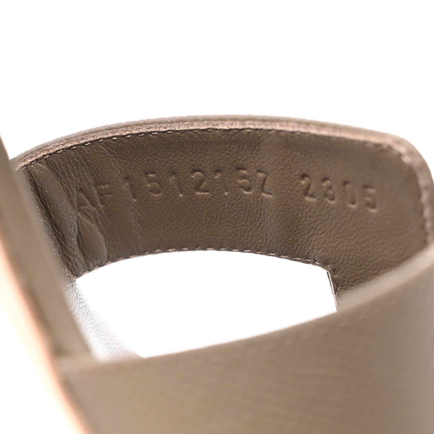 Hermes Epsom Oasis Sandals 41 Etoupe 7 of 9