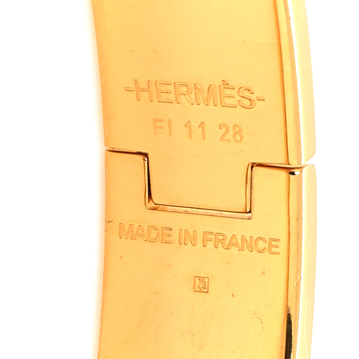 Hermes Enamel Narrow Clic Clac H Bracelet PM Marron Glace 5 of 5