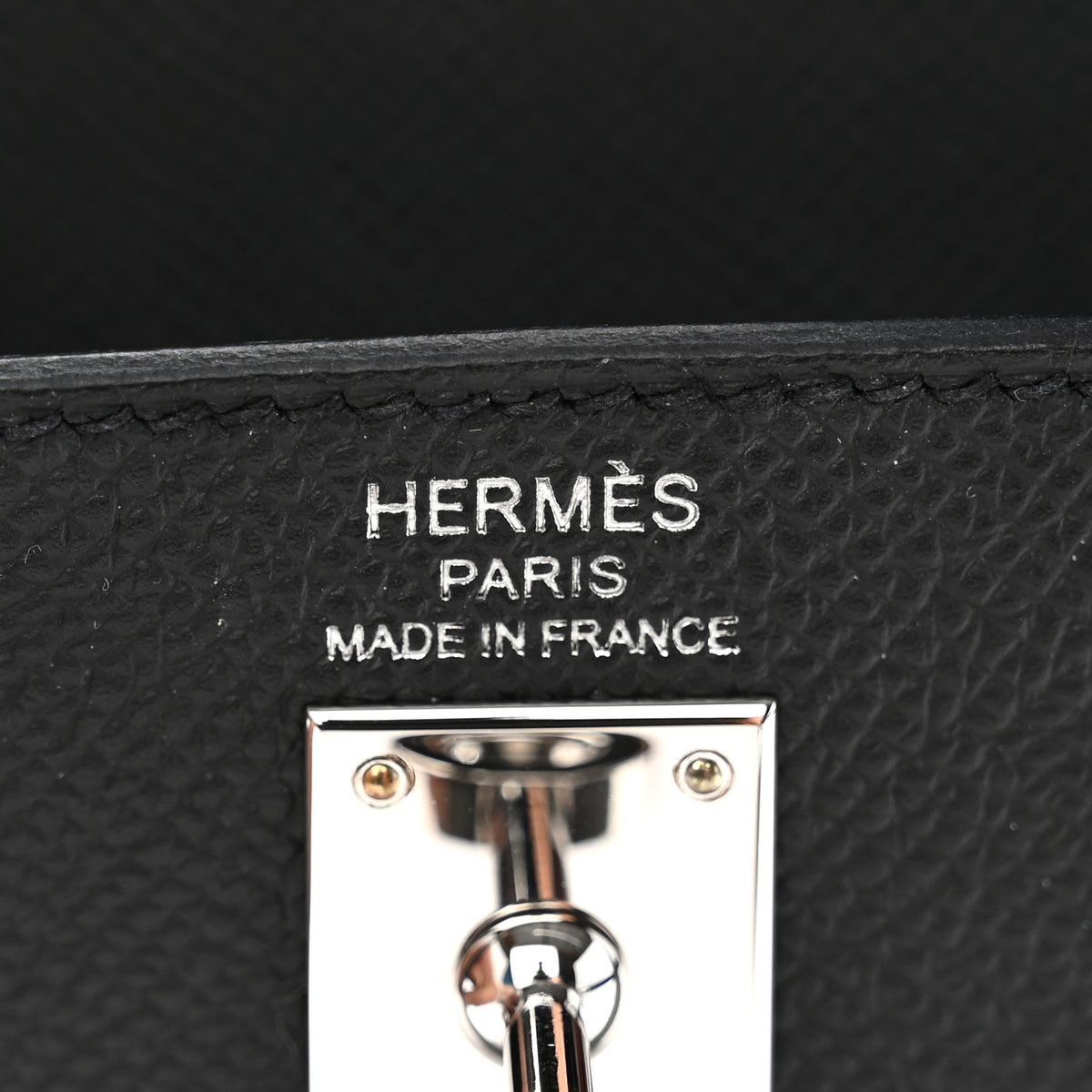 Hermes Epsom Kelly Sellier 25 Black 6 of 11