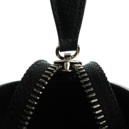 Celine Drummed Calfskin Micro Luggage Black 7 of 8