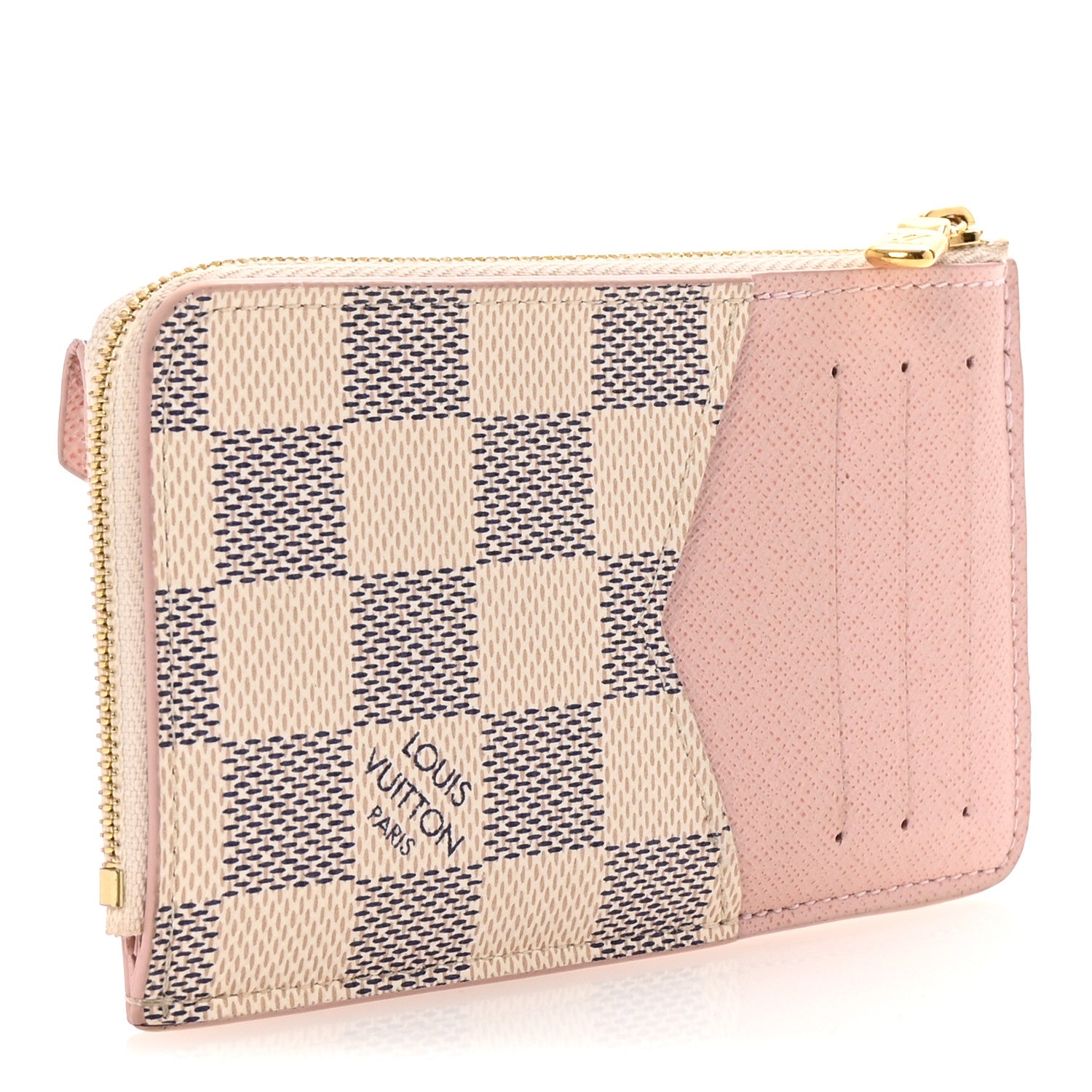 Louis Vuitton Damier Azur Recto Verso Card Holder Rose Ballerine 3 of 6