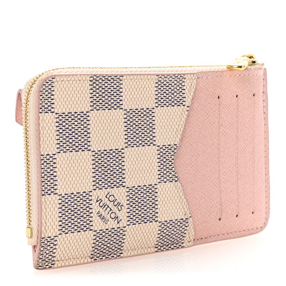 Louis Vuitton Damier Azur Recto Verso Card Holder Rose Ballerine 3 of 6